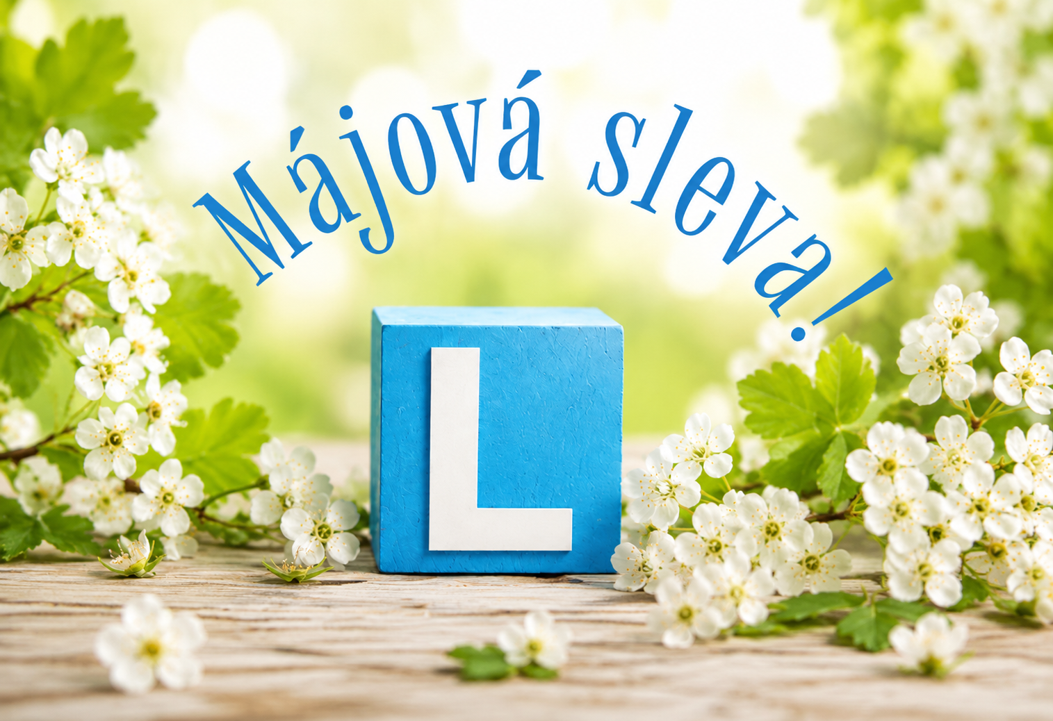 Májová sleva